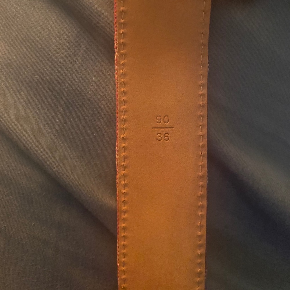 2006 Louis Vuitton Denim Monogram Belt - Picture 5 of 5